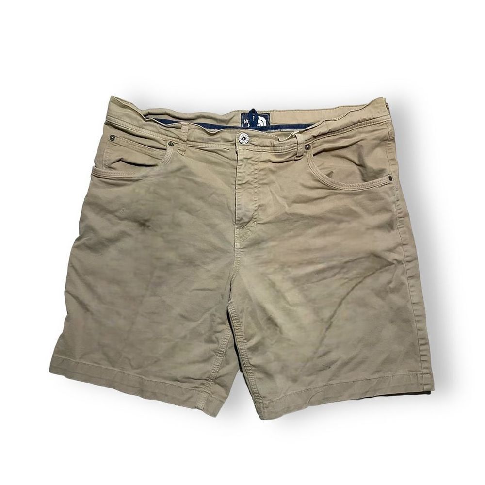 🧗♂️ The North Face Men’s Gray Chino Shorts Sz 36 🌫️ Rugged Comfort